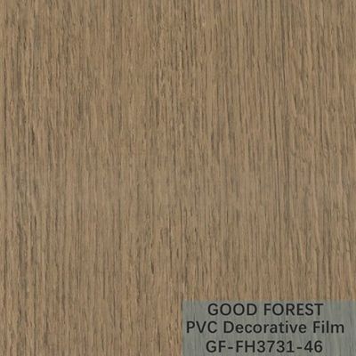 Grain en bois de film de PVC de fluidité de résistance décorative d'éraflure