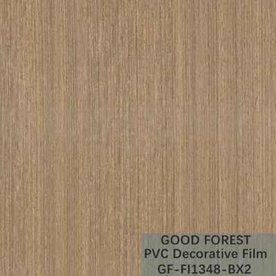 Grain en bois de film de PVC de fluidité de résistance décorative d'éraflure
