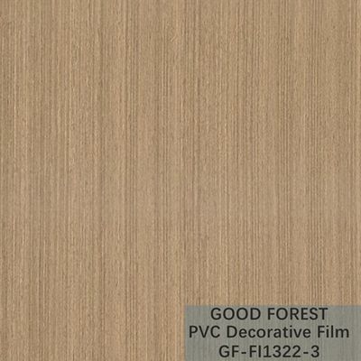Grain en bois de film de PVC de fluidité de résistance décorative d'éraflure