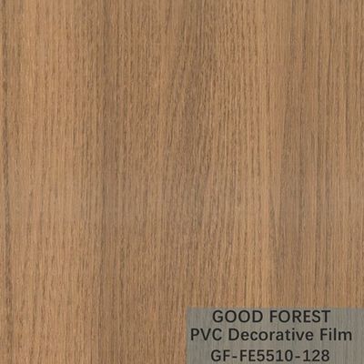 Grain en bois de film de PVC de fluidité de résistance décorative d'éraflure