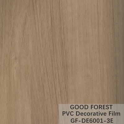 Grain en bois de film de PVC de fluidité de résistance décorative d'éraflure