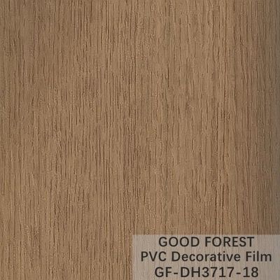 Grain en bois de film de PVC de fluidité de résistance décorative d'éraflure