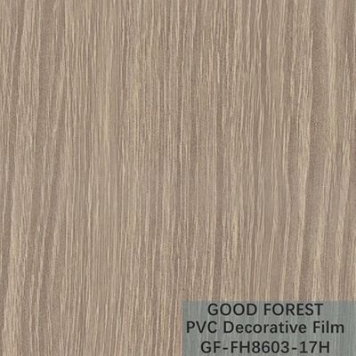 Film décoratif de PVC du trafic grain en bois d'épaisseur de 0,25 - de 0.60mm