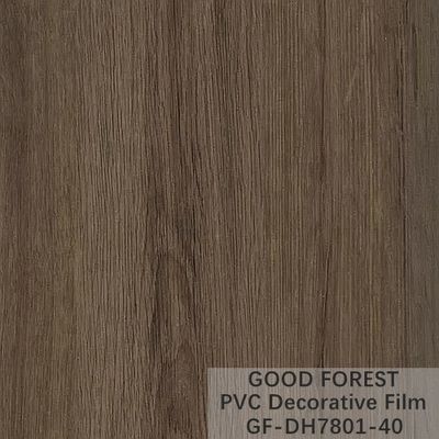 Film décoratif de PVC de séparation épaisseur Grey Color foncé de 0.25mm - de 0.60mm