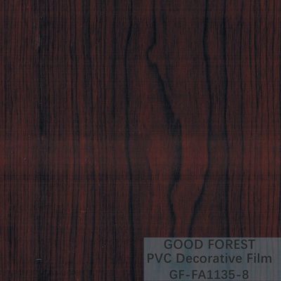 Film en bois foncé de grain en bois épaisseur décorative de 0.25mm - de 0.60mm