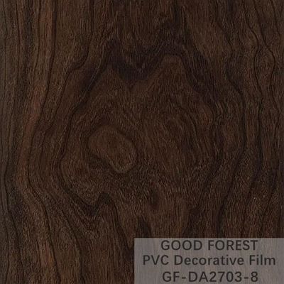 Film en bois foncé de grain en bois épaisseur décorative de 0.25mm - de 0.60mm