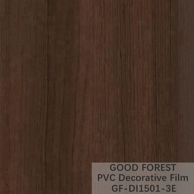 Film en bois foncé de grain en bois épaisseur décorative de 0.25mm - de 0.60mm