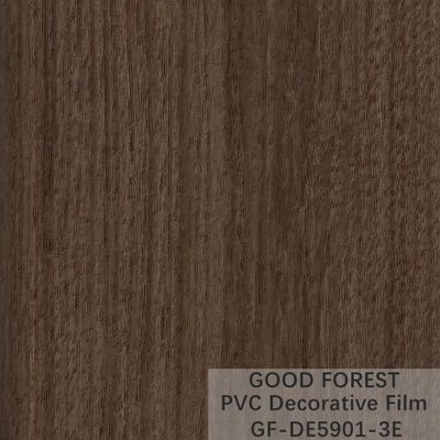 Film en bois foncé de grain en bois épaisseur décorative de 0.25mm - de 0.60mm