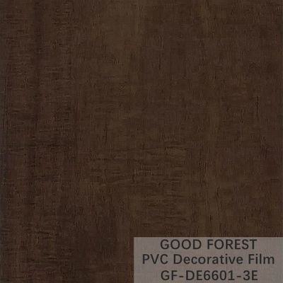 Film en bois foncé de grain en bois épaisseur décorative de 0.25mm - de 0.60mm