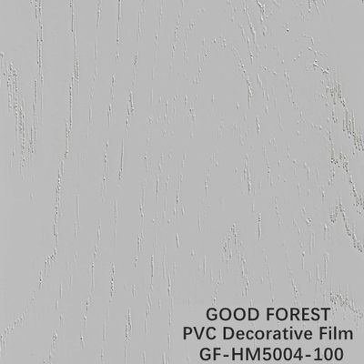 Type pur de la couleur 100 de PVC de boursouflure de grain en bois décoratif de film