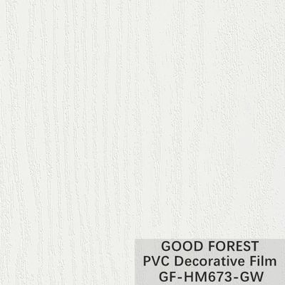 Appui en bois d'OEM de film de meubles de PVC de grain de film décoratif de PVC de gw