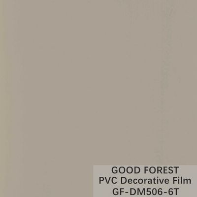 Film lumineux de grain en bois de boursouflure de peinture de film décoratif de PVC d'ODM