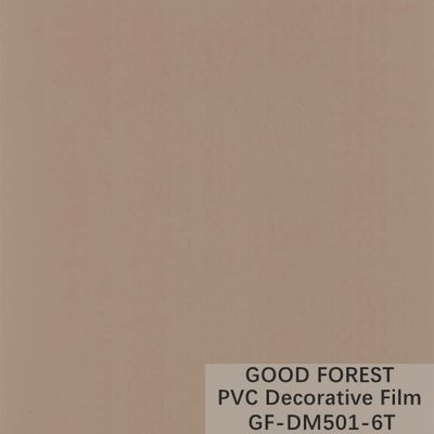 Film lumineux de grain en bois de boursouflure de peinture de film décoratif de PVC d'ODM