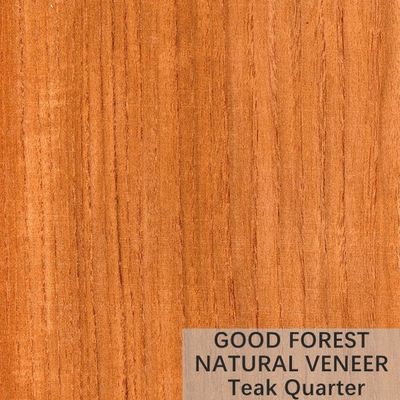 La couronne naturelle de placage en bois naturel de teck a coupé la certification du placage FSC
