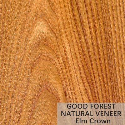 La couronne en bois naturelle de placage d'ORME a coupé le grain pour fournir le service adapté aux besoins du client