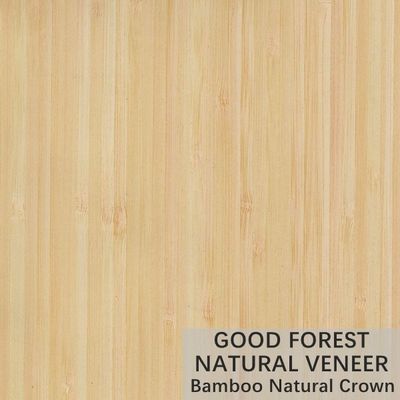 Le bois naturel d'OEM plaquent le placage en bambou naturel coupé rotatoire de meubles