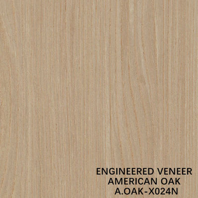 Stratifié américain naturel en bois du CHÊNE blanc X024N de simulation pour l'OIN de porte et de Windows