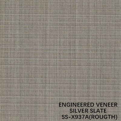 Grain rugueux spécial Fineline de la noix X937A de placage recomposé par fantaisie en bois d'ardoise de Cabinet de fabricant Iso de la Chine