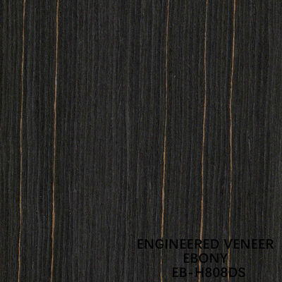 Placage en bois d'ébène de simulation de visage de porte H808DS Double couleur 2500-3100mm de grain droit