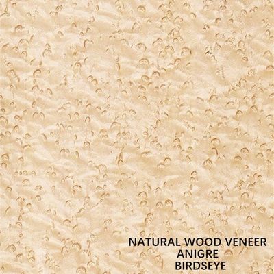 Le bois naturel américain d'érable plaquent qualité de l'épaisseur 0.5mm d'érable de l'oeil de l'oiseau la bonne pour les meubles et l'instrument de musique