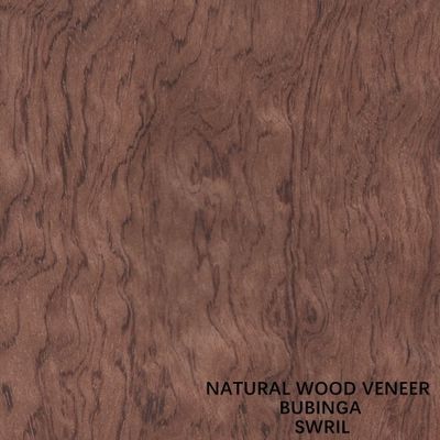 Grain naturel 0.5mm de remous de placage de meubles/en bois d'Afrique Bubinga d'instruments de musique