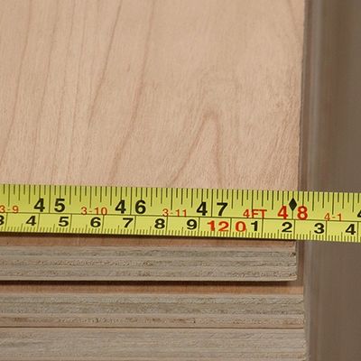 MDF couronne de grain de bois faisceau de façade de glissement Matériel de mobilier sur mesure sans peinture