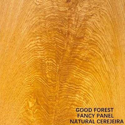 D'hôtel de décoration grain en bois 2440/2745mm de fourche de placage de Cerejeira particulièrement