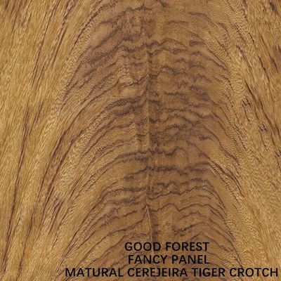 Particulièrement Cerejeira Tiger Crotch Wood Veneer 2440x1220 2745mm pour l'hôtel