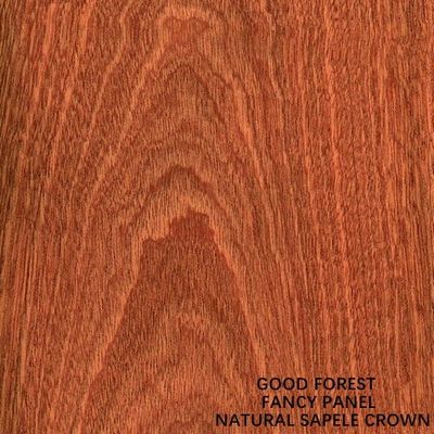 Grain en bois naturel 5/9/12/15/18/25/30mm de couronne de placage de Sapele de contreplaqué de fantaisie