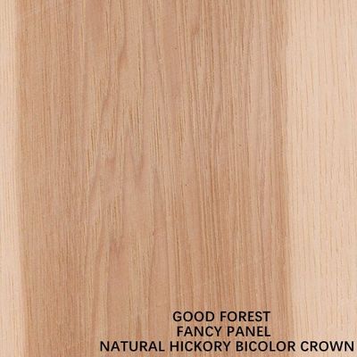 Le placage de forces de défense principale basé par grain bicolore de fantaisie de couronne d'hickory/de conseil de particules lambrisse 2440x1220mm