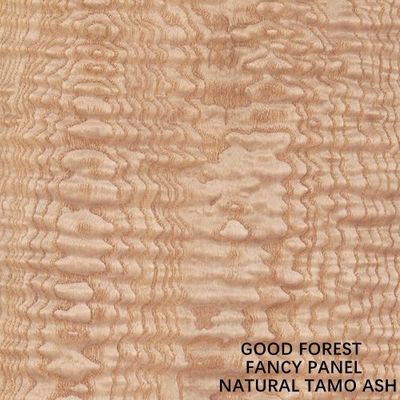 Le contreplaqué Tamo Ash Veneer Crown Cut Grain de fantaisie de décoration d'hôtel peignent 2745x1220mm libres