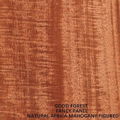 Les forces de défense principale de panneau de contreplaqué de fantaisie de placage en bois d'acajou naturel ont figuré la longueur du grain 2745mm
