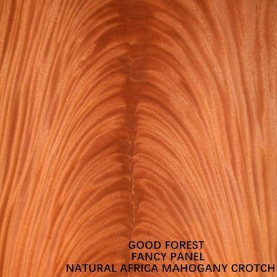 Fabrication humaine normale de grain d'entrejambe de l'ONU de placage en bois d'acajou naturel de décoration d'hôtel