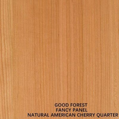 Panneau de contreplaqué fantaisie en placage de bois de cerisier coupé pour une longueur de 2440/2745mm peint gratuitement pour la décoration intérieure