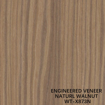 Top A Placage de bois d'ingénierie Noyer naturel Quater Couronne Grain 2030/2500/2800/3050mm Longueur
