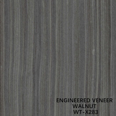 Longueur droite du grain 2500-3050mm de couleur grise de placage en bois de noix faite par l'homme
