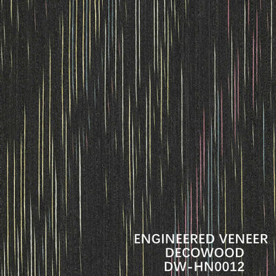 Placage machiné par texture irrégulière de Decowood pour la taille standard de la décoration 2500*640mm d'hôtel
