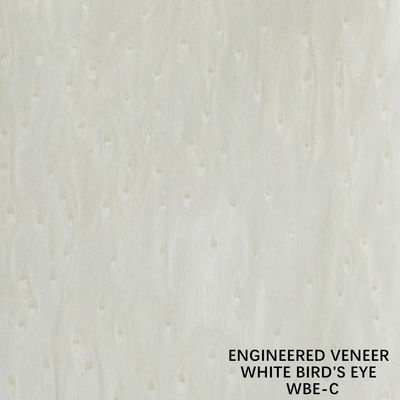Texture irrégulière Bois placage écorce et racine œil d'oiseau blanc 2500-3100 mm à l'intérieur