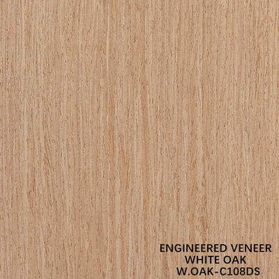 Des feuilles de faisceau de bois recombinés de luxe en chêne blanc 108DS allongées 2500-3100 mm pour la décoration