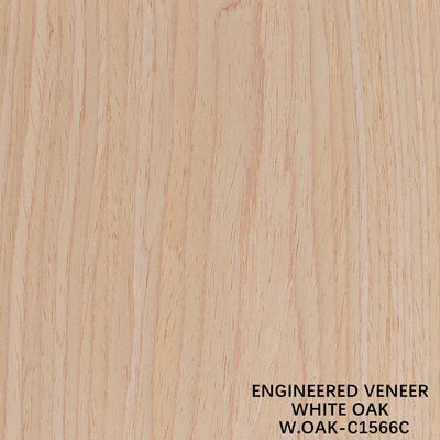 American Crown Grain Fancy Wood Veneer White Oak 1566C personnalisé 2200-3100mm Pour le cabinet