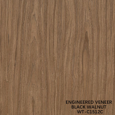 Carreaux de bois naturel artificiel à coupe couronnée Noix standard Taille 2500*640