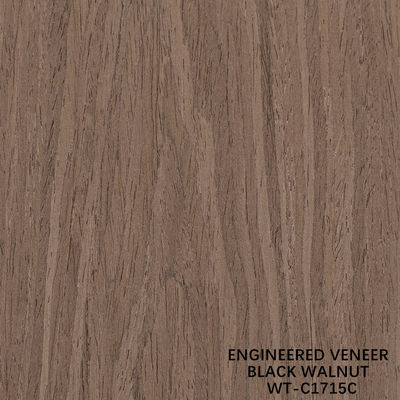 Carreaux de bois naturel artificiel à coupe couronnée Noix standard Taille 2500*640
