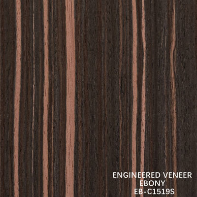 Veneur de bois d'ébène artificiel à grain vertical couleur rouge 2200-3100mm longueur pour la décoration d'hôtel