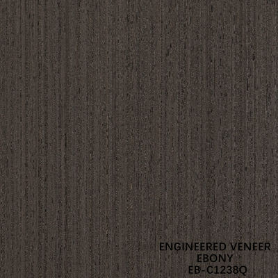 Finisseur en bois brun brun EB-C389Q / 916Q / 1238Q / 1320Q Finisseur en ébène tranché par quart pour la porte et la façade de l'armoire