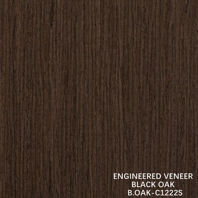 Fabriqué en bois de luxe, placage en chêne noir, tranche de grain droit, coupure par jonction, 1220 mm