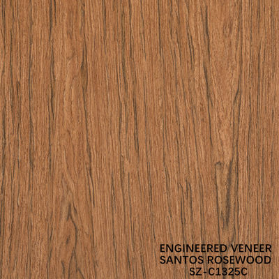 Placage en bois de Santos palissandre laminé, grain de couronne, épaisseur personnalisable 0,15-1,8 mm, pour façade de meuble SZ-254C / 1010C / 1325C