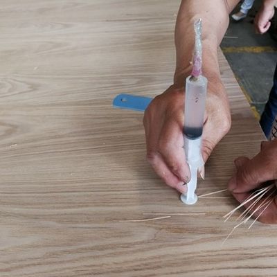 Finition de haute qualité de faisceau de bois de construction gris LATI GL-X2423 Grain droit 0,55-1,8 mm Pour l'usine de contreplaqué de fantaisie