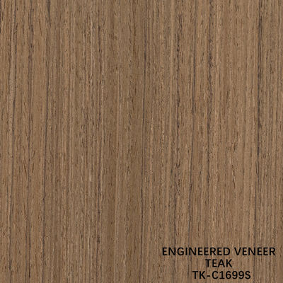 Finition de bois de teck recombinée longueur 2200mm personnalisée pour l'intérieur de la voiture Yacat