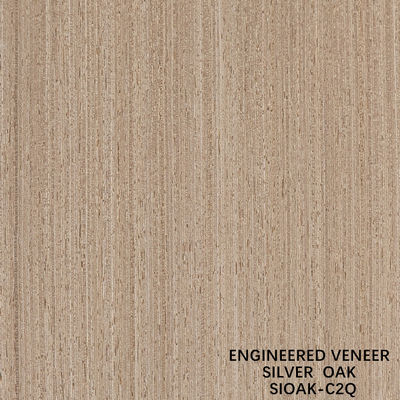 Feuille de placage de poire argentée technique, coupe quartier, bon prix pour panneaux décoratifs 2500-3200mm OAK-1Q / 2Q / 070Q / 181Q / 837Q