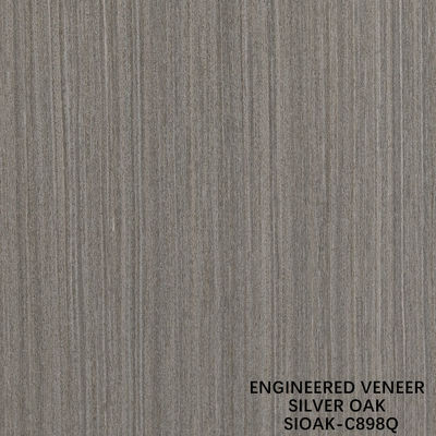 Coupe en tranches reconstituée en bois de chêne d'argent Faisceau de bois longueur 2500-3100mm Peut être personnalisé pour le revêtement de mur
